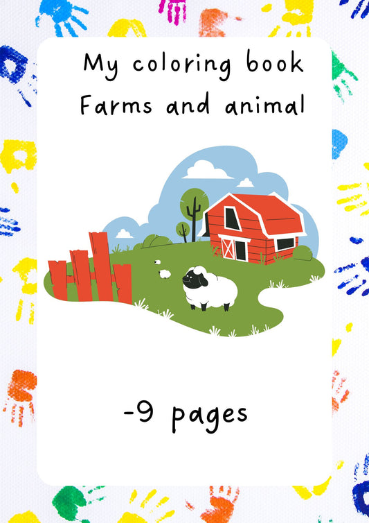 Coloringbook farm style