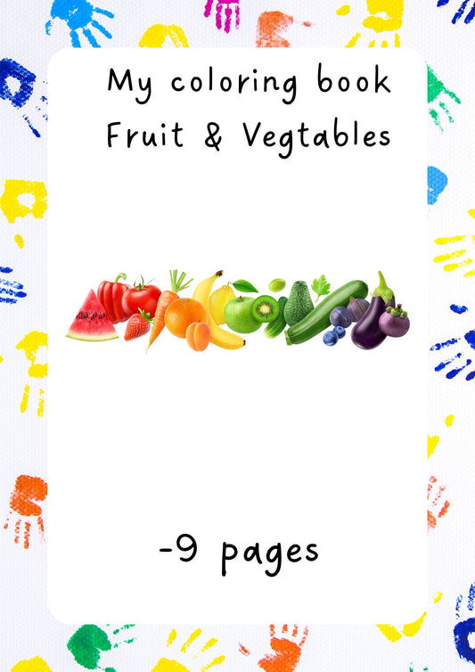 Coloringbook fruits