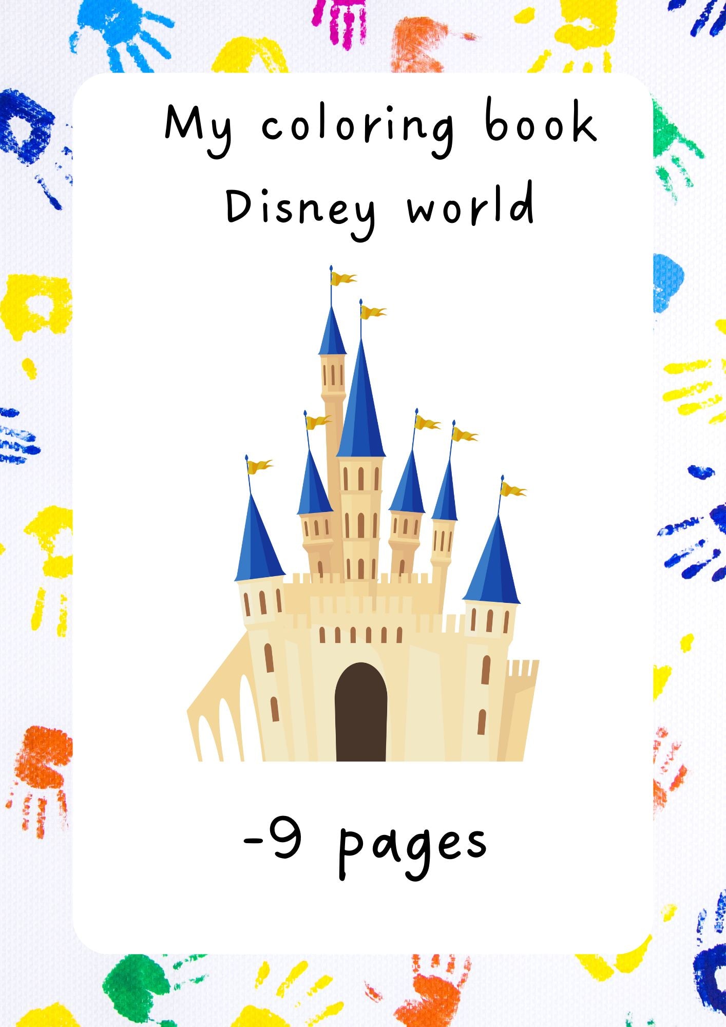 Coloring books disney world