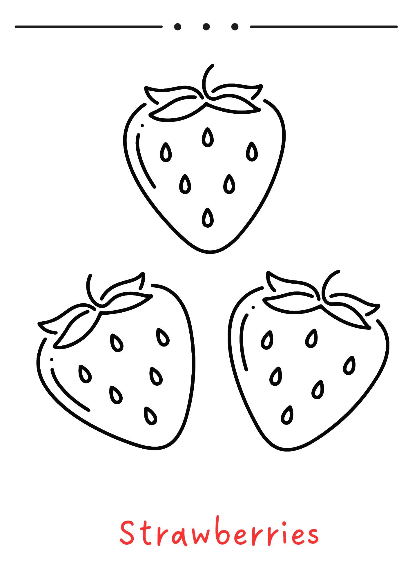 Coloringbook fruits